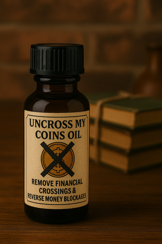 Uncross My Coins Oil β Remove Financial Crossings & Reverse Money Blockages