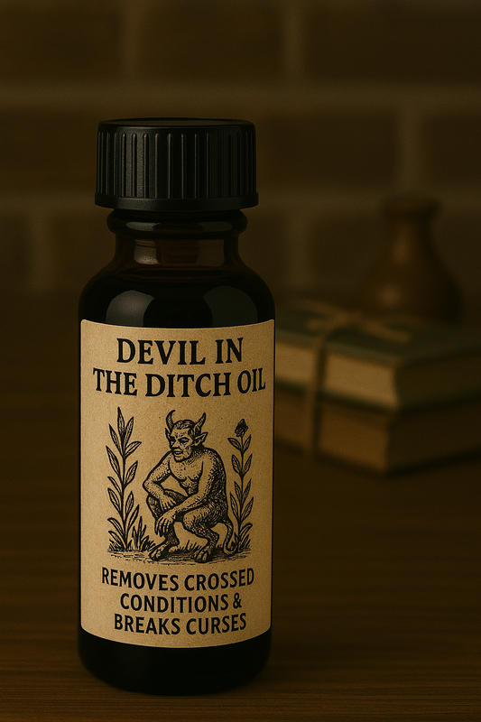 Devil in the Ditch Oil  – Removes Crossed Conditions & Breaks Curses (Uncrossing oil)