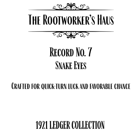 Record No. 7: Oil for Sweet Luck & Open Roads