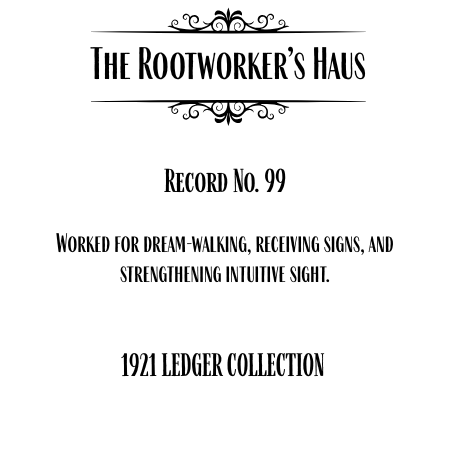 Record No. 99: Oil for Sight & Dreamwork