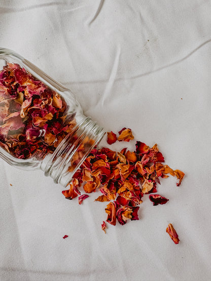 Red Rose Petals (Dried)