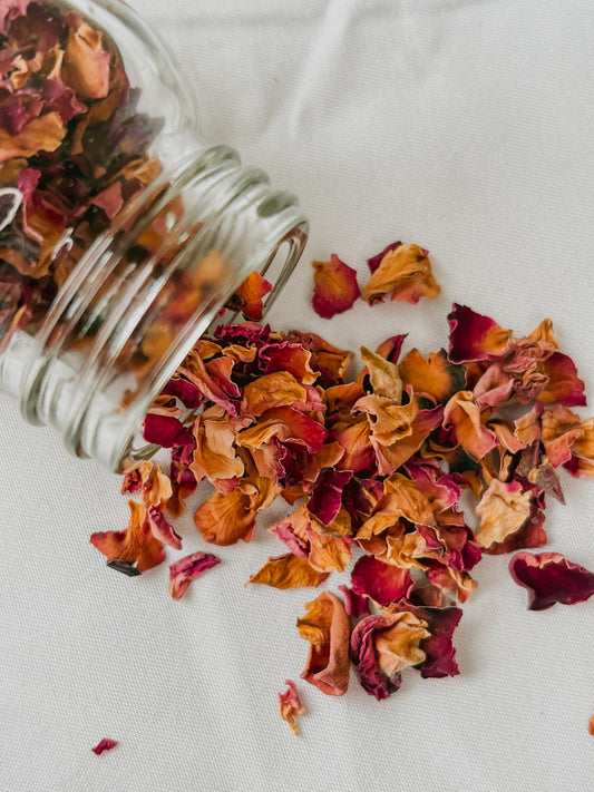 Red Rose Petals (Dried)