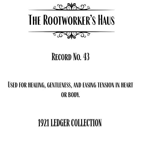 Record No. 43: Oil for Healing & Softening