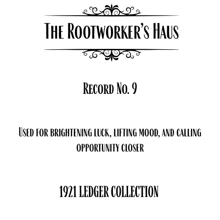 Record No. 9: Oil for Luck Uplift