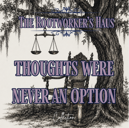 Thoughts Were Never an Option | Deluxe Baneful Conjure Collection